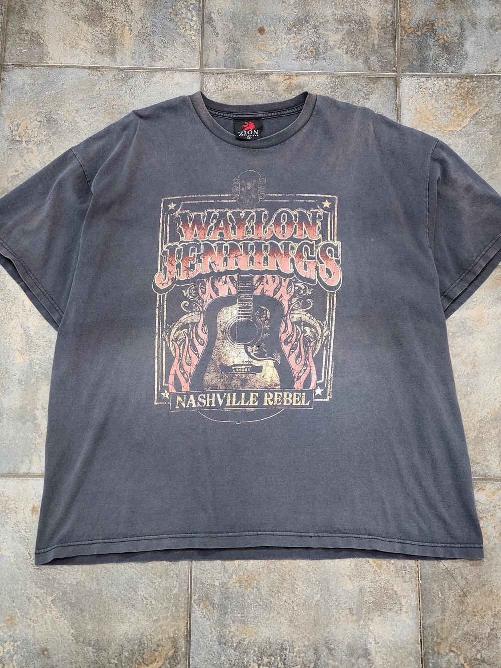 Vintage 2010 Waylon Jennings Men's 2XL Nashville Rebel Zion Rootswear T Shirt